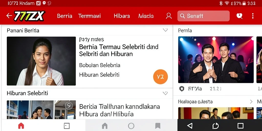 Tampilan antarmuka aplikasi 777ZX yang informatif dan menarik.