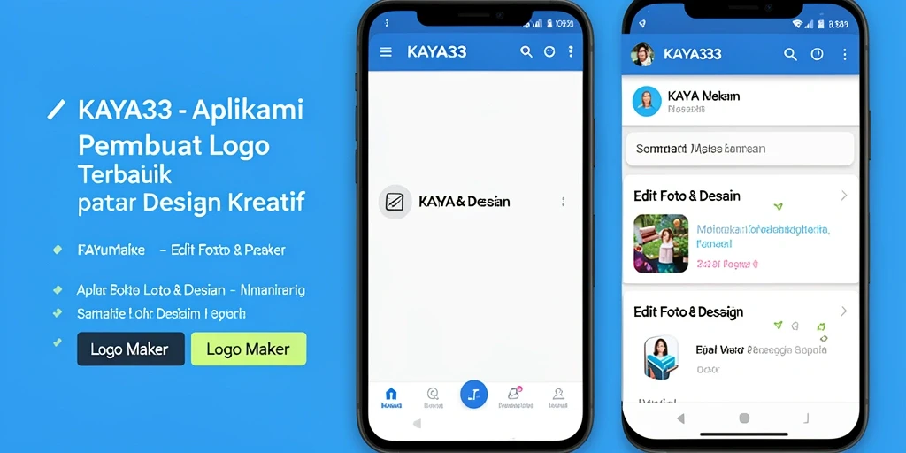 Antarmuka KAYA33 yang intuitif untuk desain logo yang profesional.